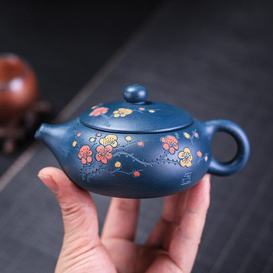 160ml China Yixing Teapot Handmade Purple Clay Kung Fu Tea Set Kettle Xishi Pot