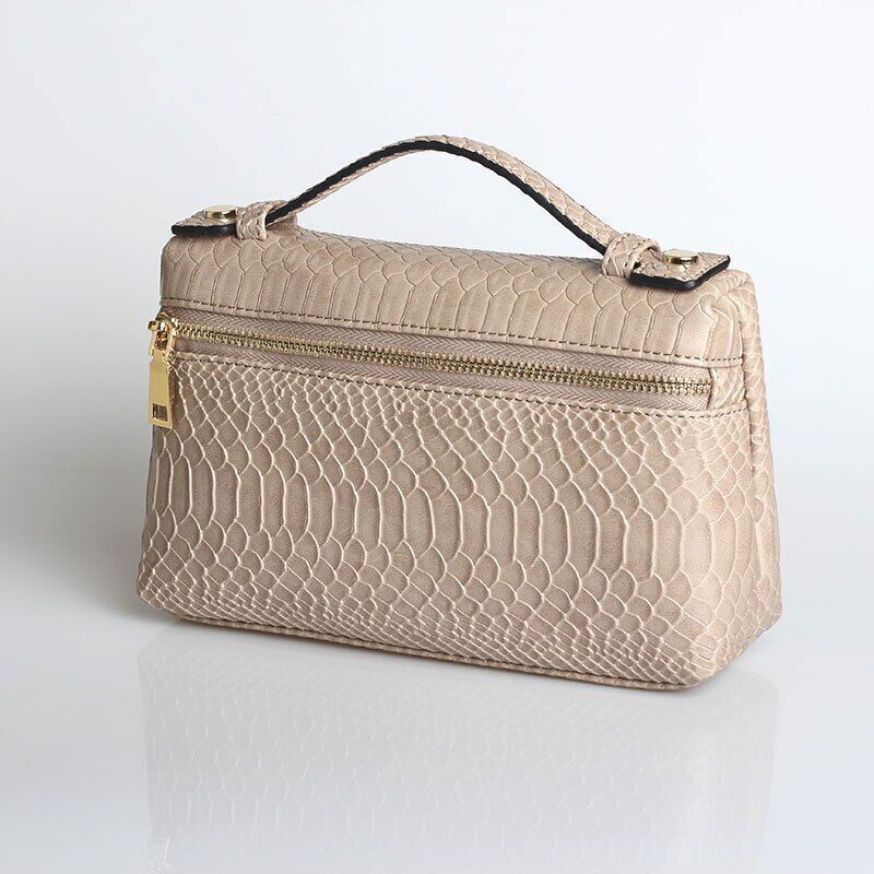 Pattern PU Leather Clutch Bag Women Trendy Make Up Handbag Purse Bag