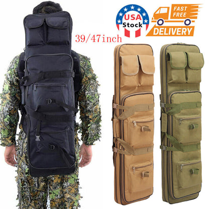 Tactical Rifle Carbine Molle Bag Gun Shotgun Cases 39" 47" 600D Oxford Cloth US