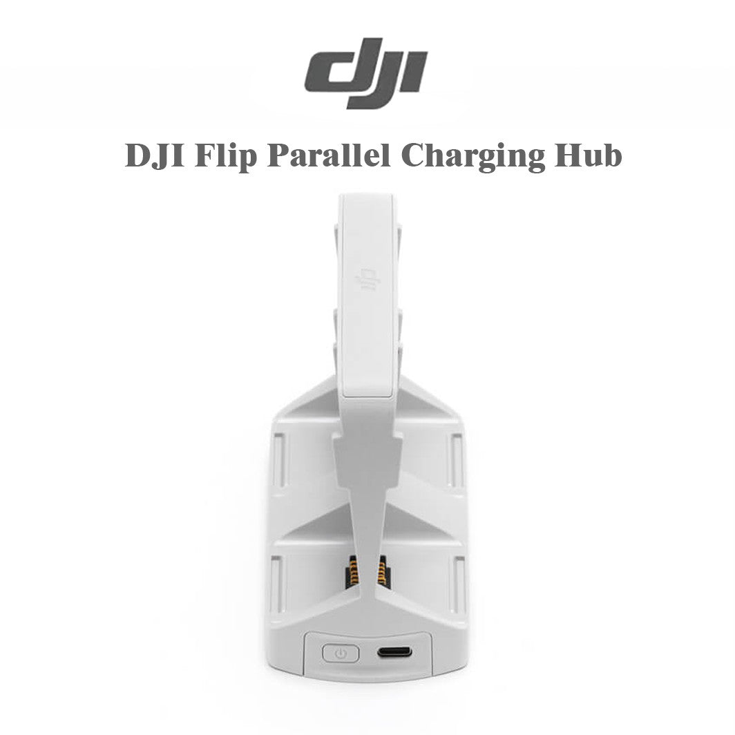 DJI Flip Parallel Charging Hub – 2-Battery Fast Charge, Power Bank, for DJI Flip