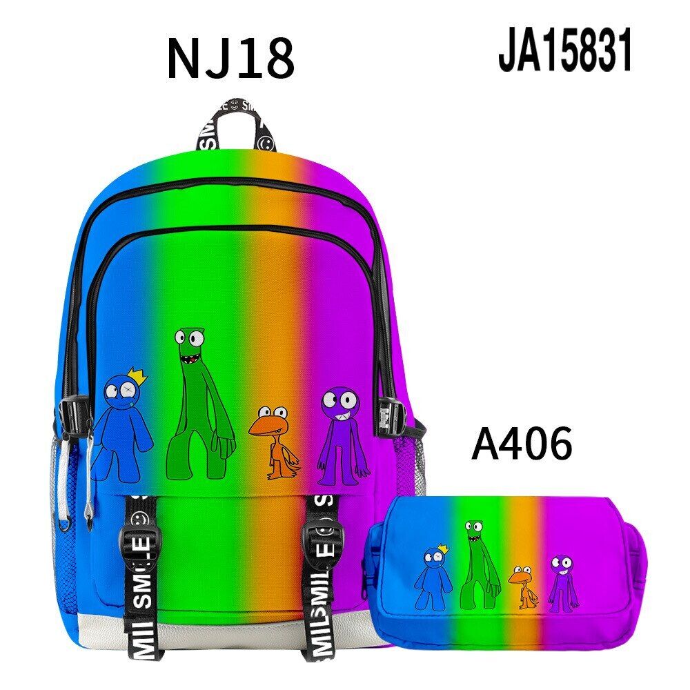 School Bag Backpack Primary Middle School Students Boys Girls Schoolbag