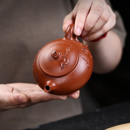 Full Handmade Tea Pot With Certificate Real Yixing Zisha Zhu Clay Master Pot New