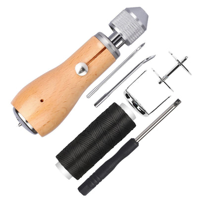 Professional Leather Sail Canvas DIY Sewing Awl Repair Tool Kit Accessories