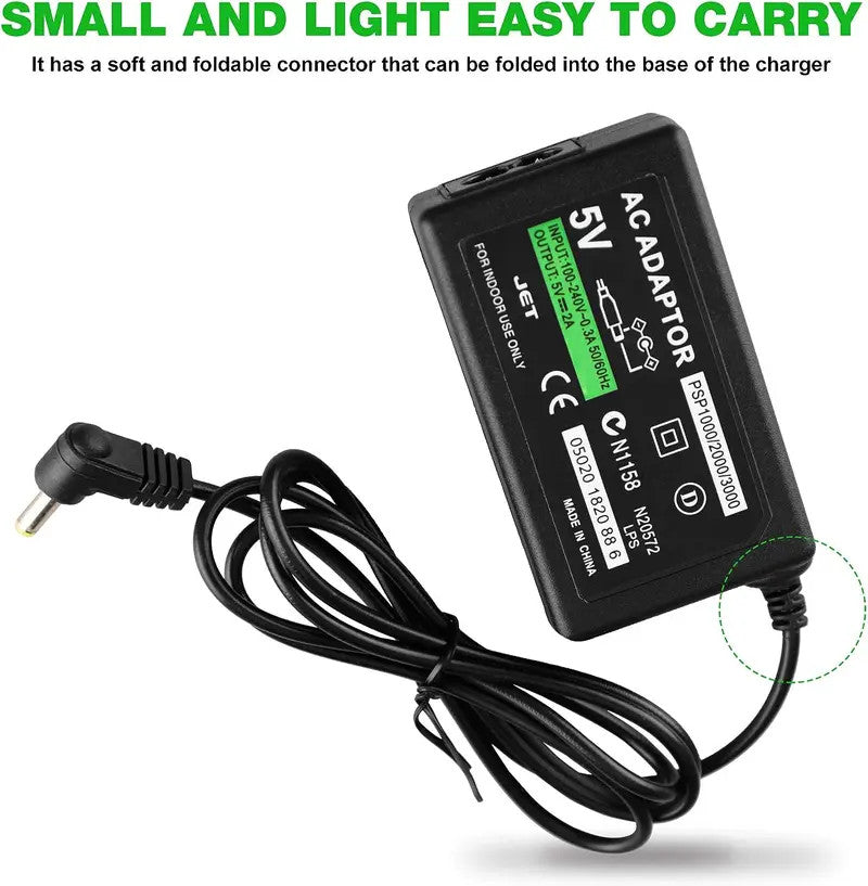 AC Adapter Home Wall Charger Power Supply For SONY PSP 1000 2000 3000 Slim Lite