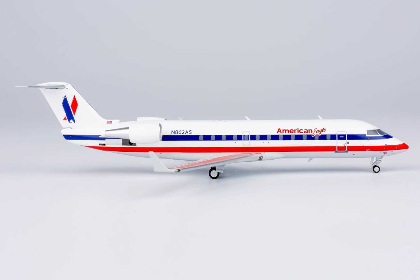 1:200 NG Model America Eagle Bombardier CRJ200LR Airplane Diecast Aircraft Model