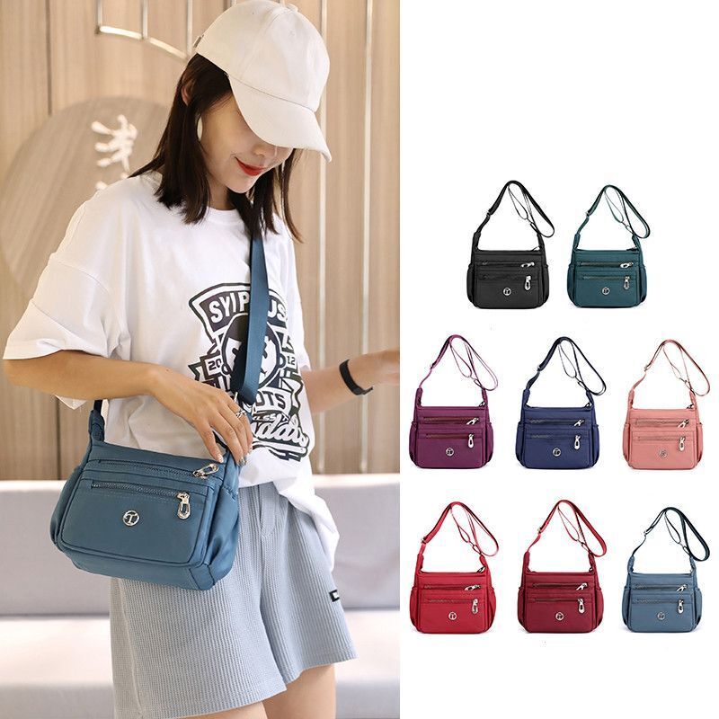 Luxury Mini Messenger Bag Waterproof Nylon Shoulder Bags Tote Crossbody Purse