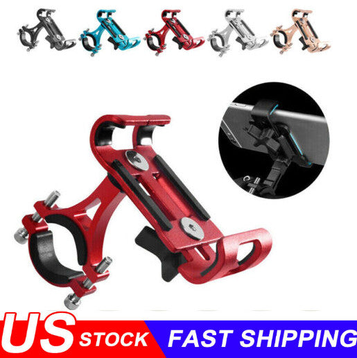360° Aluminum Motorcycle Bike Bicycle GPS Cell Phone Holder Handlebar Mount USA