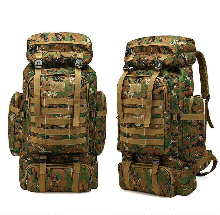 Molle Tactical Backpack Military Hiking Camping Backpack Rucksack Sports Bag