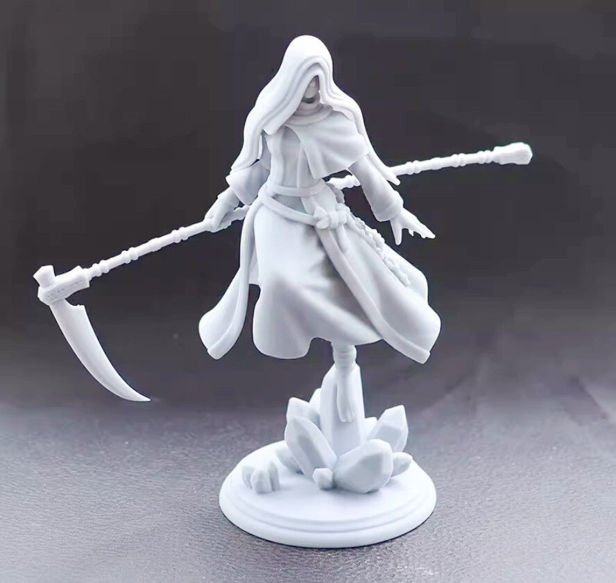1/24 resin figure model Fantasy Sister Warrior 3D Printing unassembled unpainted