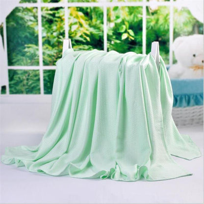 Original Bamboo Soft Summer Bedding Textured Blanket Twin Full Size Queen King
