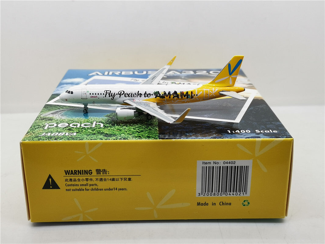 1:400 Phoenix Peach AIRBUS A320 Airplane Diecast Aircraft Plane Model