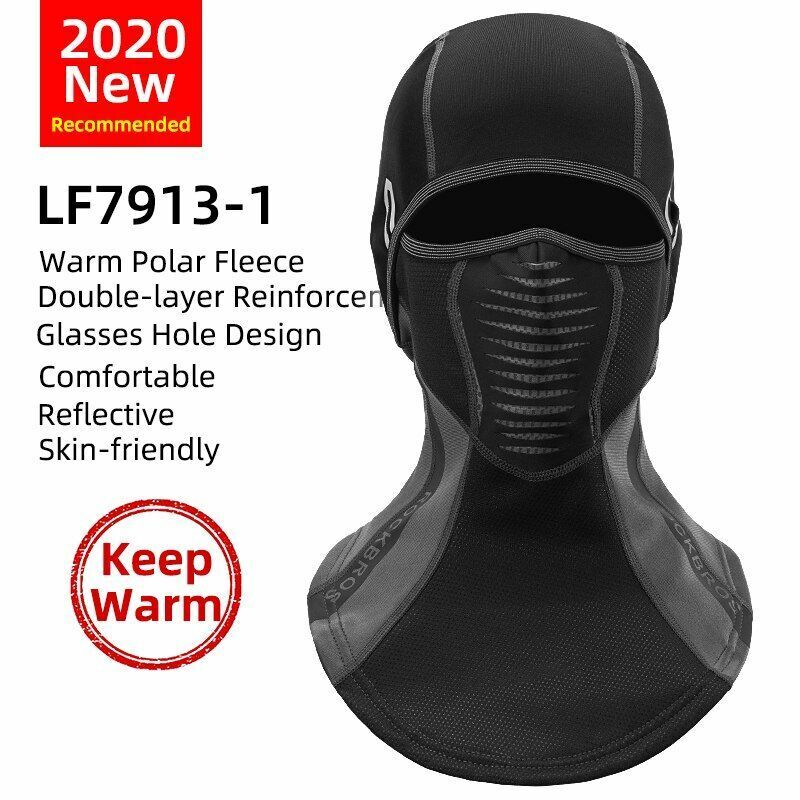 Cycling Face Mask Winter Climbing Hiking Fleece Thermal Windproof Balaclava Hat
