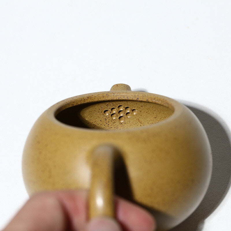 Handmade Tea Pot Real Yixing Zisha Duan Clay Xishi Pot Marked Big Mouth 190ml