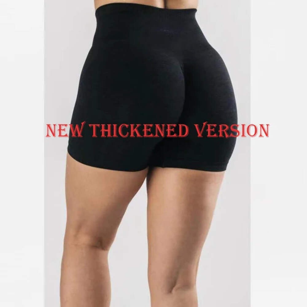High Waist Seamless Yoga Shorts Scrunch Lift