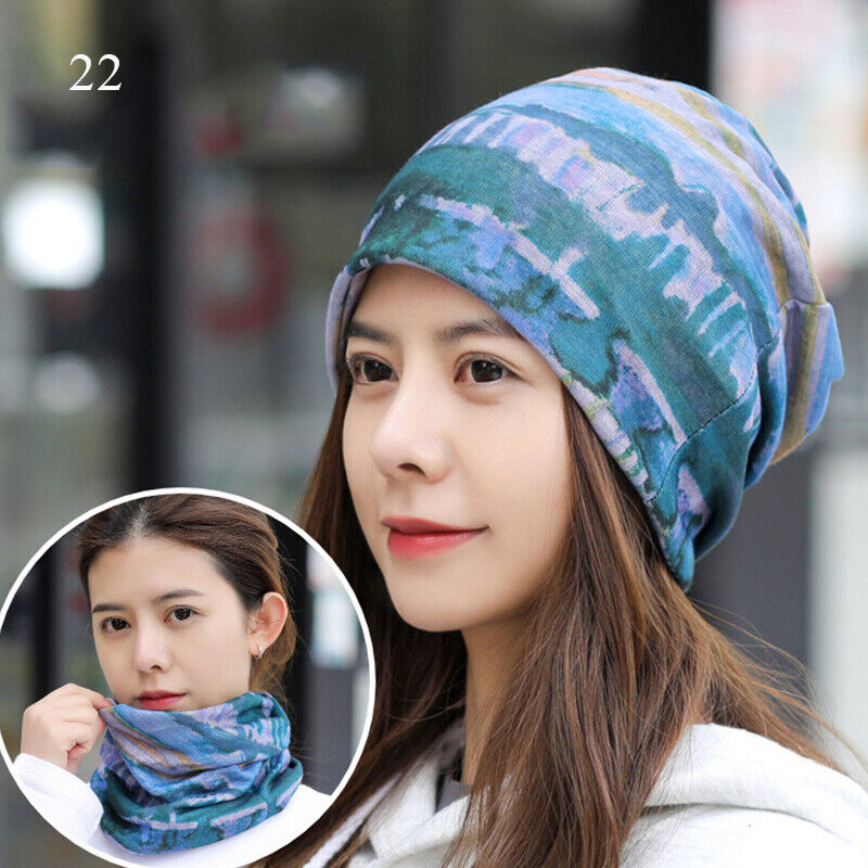 Women's Turban Cap Spring and Summer Outdoor Hat Breathable Pullover Cap Thin