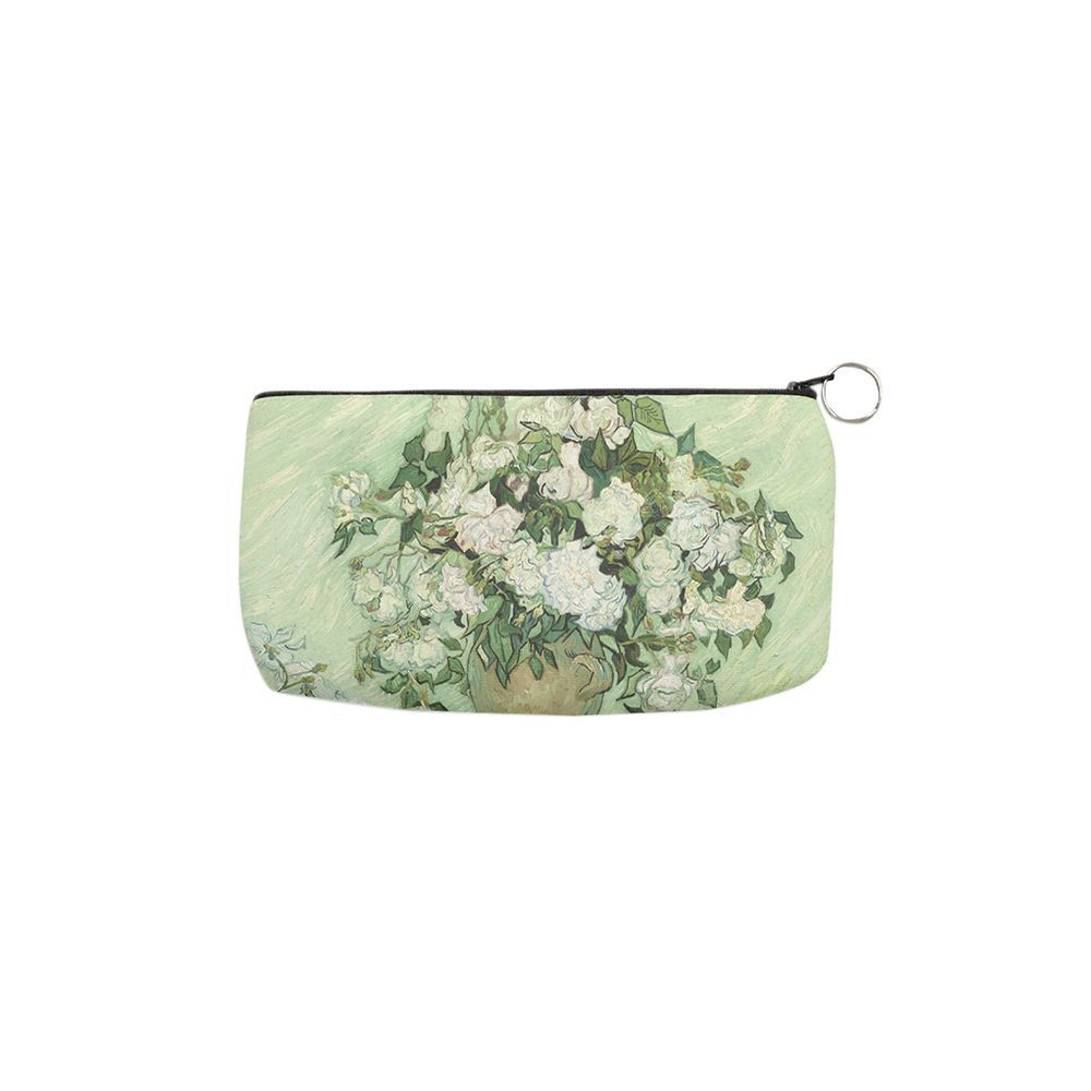 Canvas Cosmetic Bag Art Print Makeup Pouch Bags Traveling Lipstick Handbag Purse