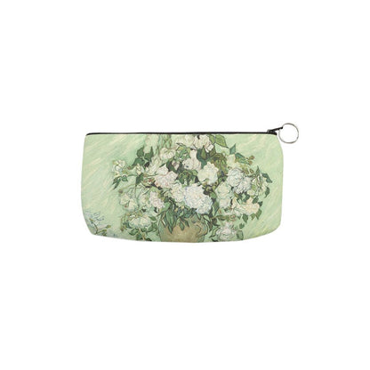 Canvas Cosmetic Bag Art Print Makeup Pouch Bags Traveling Lipstick Handbag Purse
