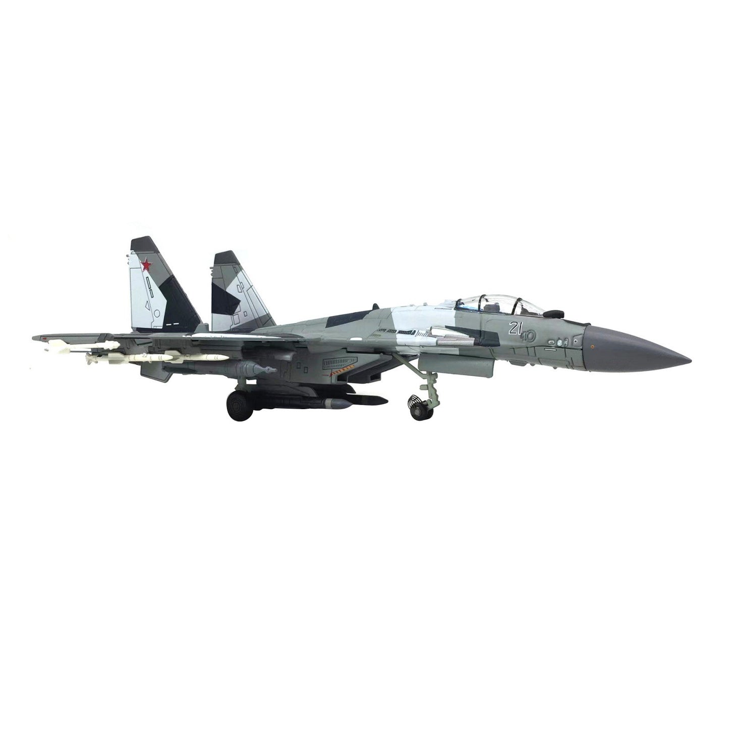 1/100 Alloy Russian SU35 Fighter Model Airplane Model Airplane with Stand