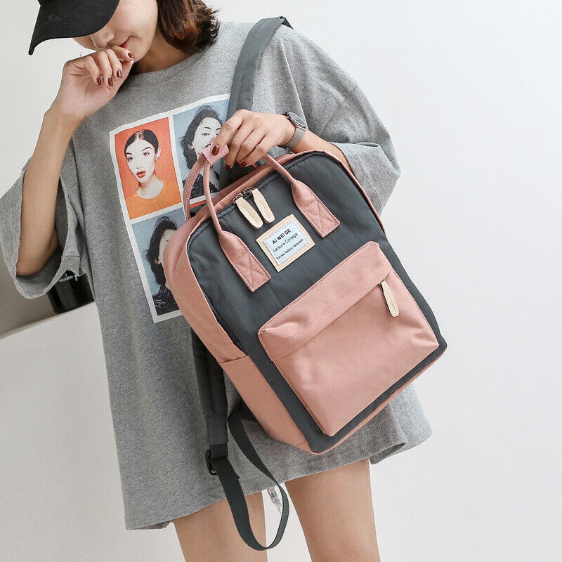 Female Handbag Travel Campus Women Backpack Canvas Female Girls School Backpack