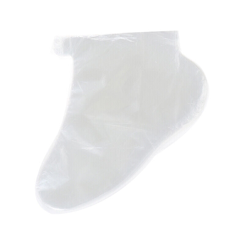 100pcs Clear Plastic Disposable Bath Liner Foot Pedicure Spa Wax Cover Bag .p9