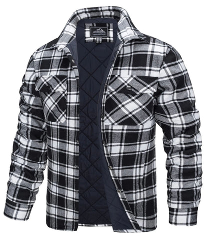 Jackets Mens Shirt Jacket Multi-Pockets Outwear Hiking Coats Tops