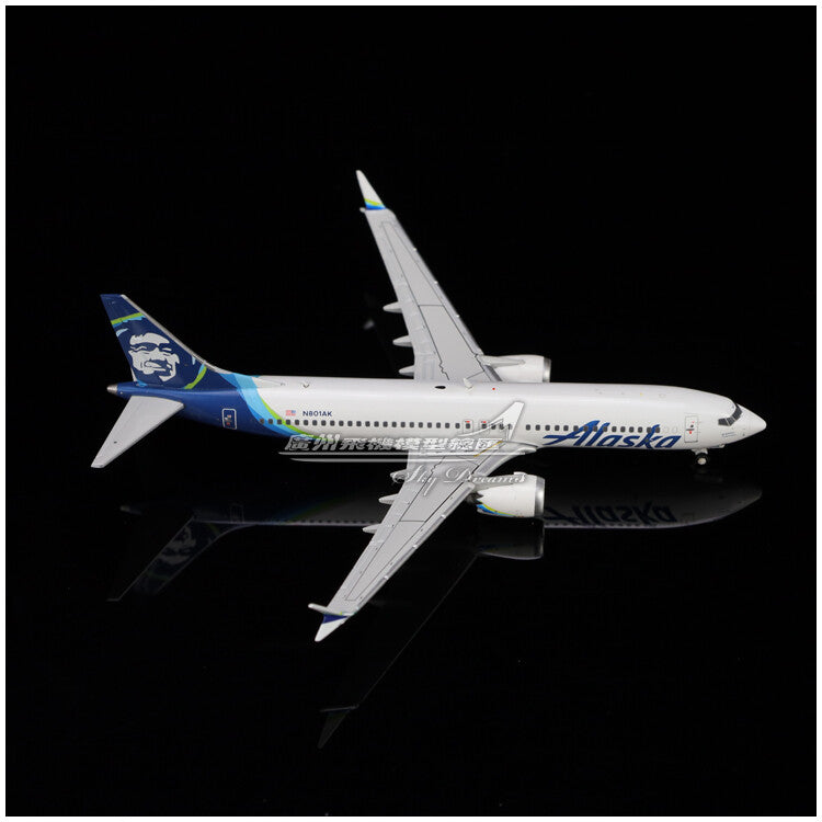 1:400 GeminiJets Alaska BOEING 737 MAX 8 Passenger Plane Diecast Aircraft Model