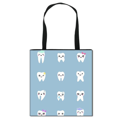 Handbag Casual Tote Bag Shoulder Purse Travelling Storage Pouch Polyester Print