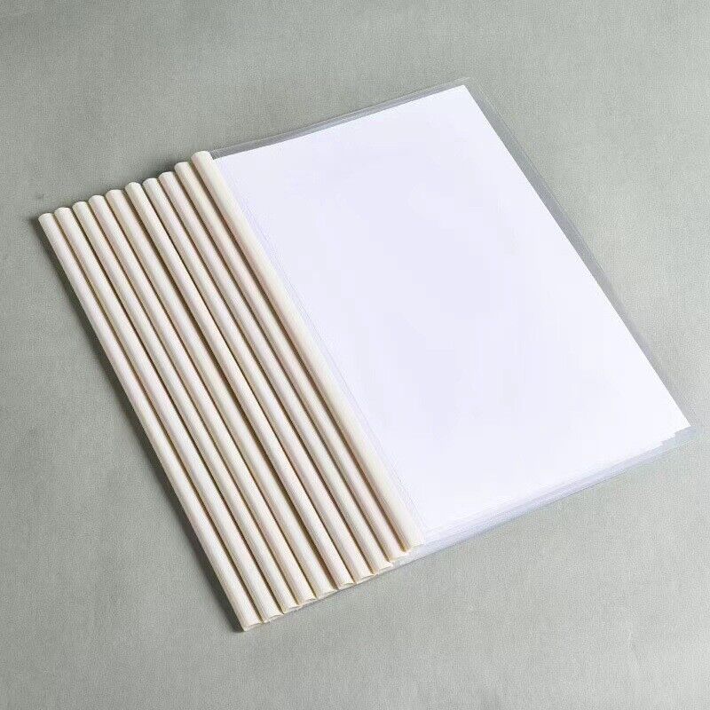 Plastic A4 Folder Draw 10pcs Rod Folder Waterproof File Bag Document Protection