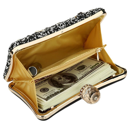 Diamonds Beads Bag 2022 Evening Clutch Purse Women Fashion Chain Shoulder Bags