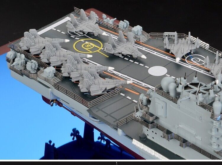 1:350 96CM China Navy Liaoning Aircraft Carrier 16 Warship Diecast Vessel Model