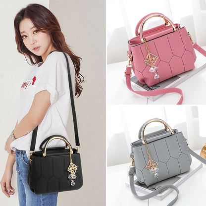 Women's Ladies PU Leather Handbag Satchel Crossbody Tote Shoulder Messenger Bags