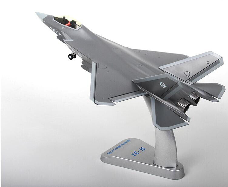 TEERBO China J-31 Zhuhai Air Show Version 1/48 diecast plane model aircraft