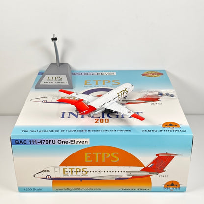 1:200 InFlight ETPS BAC 111-479FU One-Eleven ZE432 Airplane Diecast Plane Model