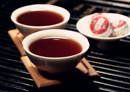 Natural Herbal Energy Tea for Men Women Ripe Pu-erh 10 Balls 50g