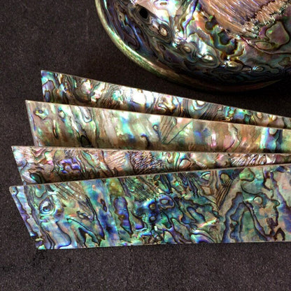 Abalone Shell Sheet DIY Musical Instrument Furniture Inlay Home Decor 14x4cmx1mm