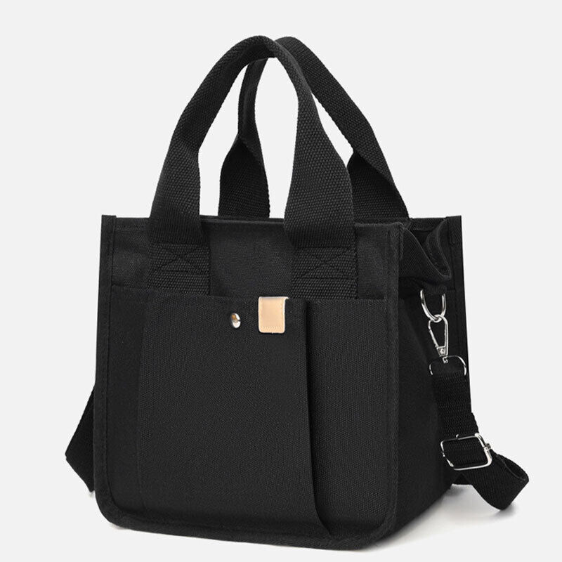 Women Canvas Casual Bag Adjustable Shoulder Strap Handbag Cross Body Bag Tote