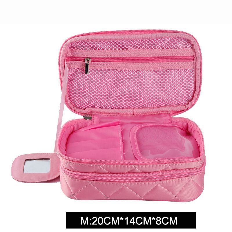 Toiletry Cosmetic Bag Waterproof Beautician Make Up Travel Organizer Beauty Case