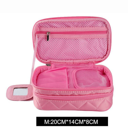 Toiletry Cosmetic Bag Waterproof Beautician Make Up Travel Organizer Beauty Case