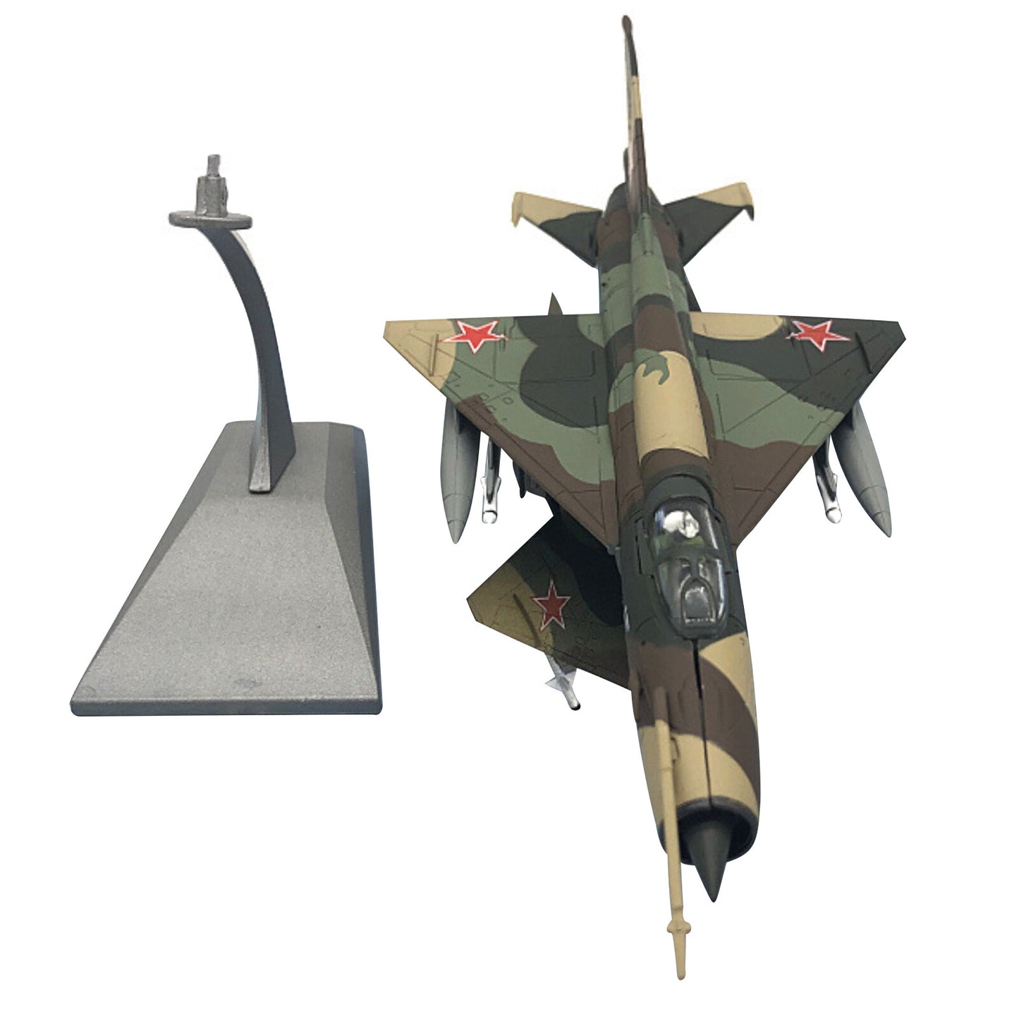 1:72 Soviet Classic Fighter Mig-21 MiG 21 Diecast Alloy Military Aircraft Model