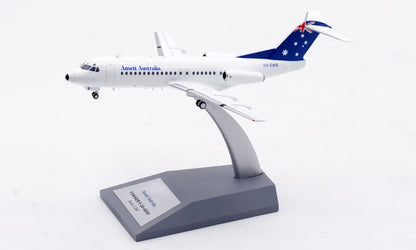 1:200 InFlight Ansett Australia Fokker F-28-4000 Airplane Diecast Aircraft Model