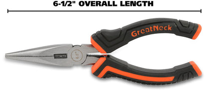 GreatNeck 6½-inch Long Nose Pliers (LN65C)