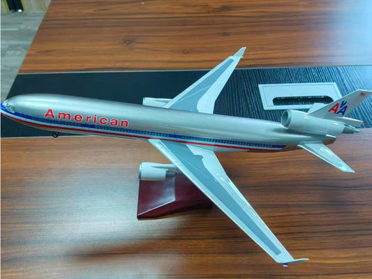47CM 1:130 American McDonnell Douglas MD-11 Airplane Landing Gear Resin Model