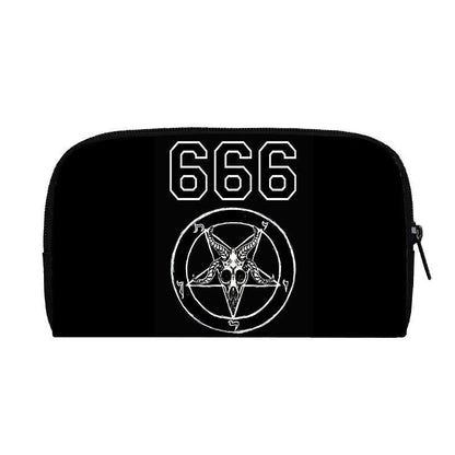 Cute Black Witch Wallet Money Bags Skull Gothic Purses Credit Card Phone Holder