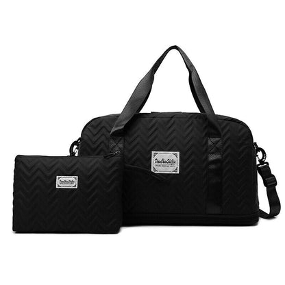 Extensible Dry Wet Separation Handbag Shoulder Bag Waterproof Travel Yoga Sports