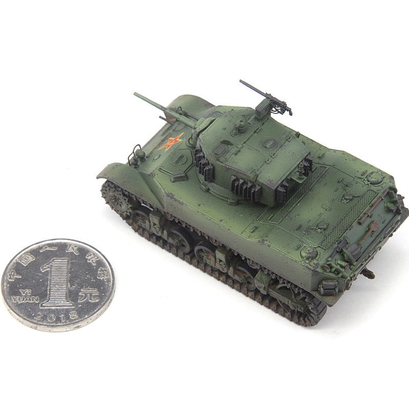 1/72 Chinese M5A1 light tank Finished product model