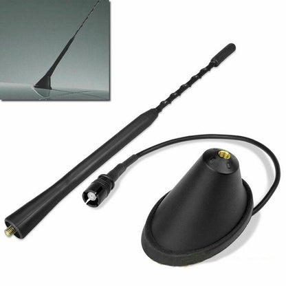 Stubby Roof Radio Whip AM/FM Antena Antenna+Base For 93-05 VW Jetta Golf GTI F