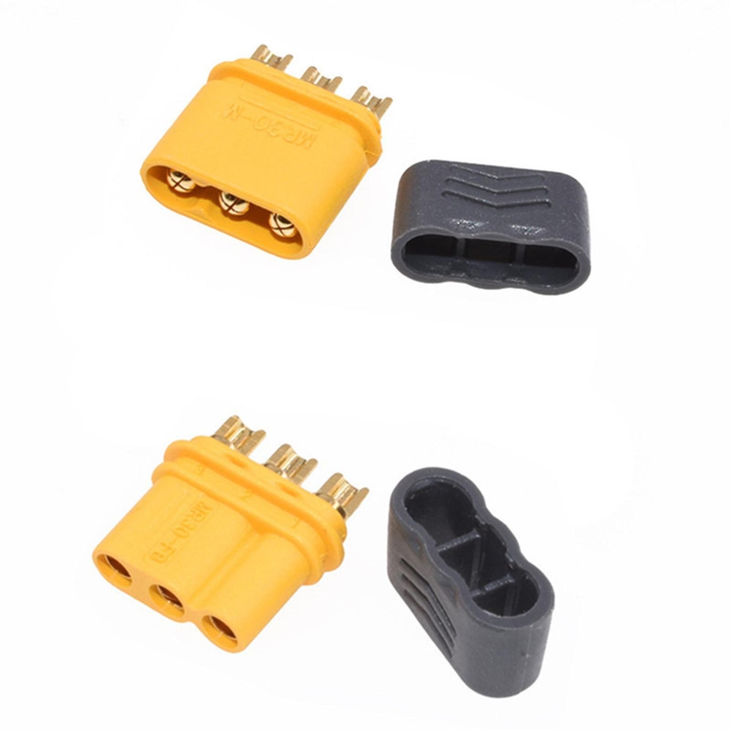 10Pcs Amass MR30 Connectors Plugs 5 Male + 5 Female Bullet For RC Lipo Battery