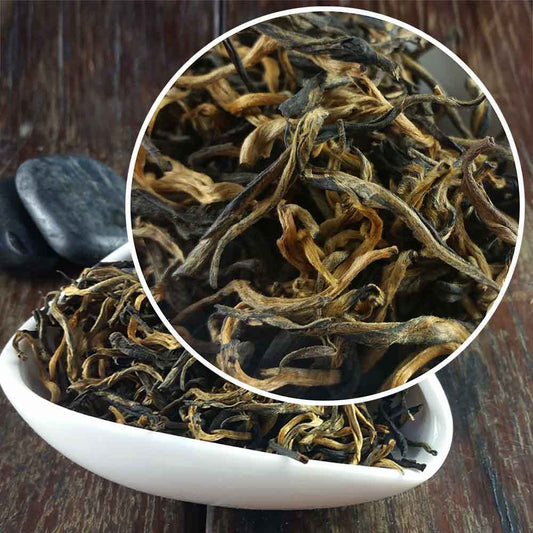 Dian Hong 2023 Year China Yunnan Famous Black Tea With Golden Buds