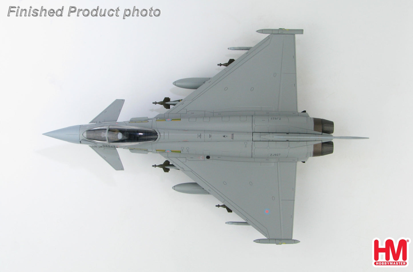HM Eurofighter Typhoon ZJ927 "QO-M" 3 Sqn.RAF Libya 1/72 diecast model aircraft