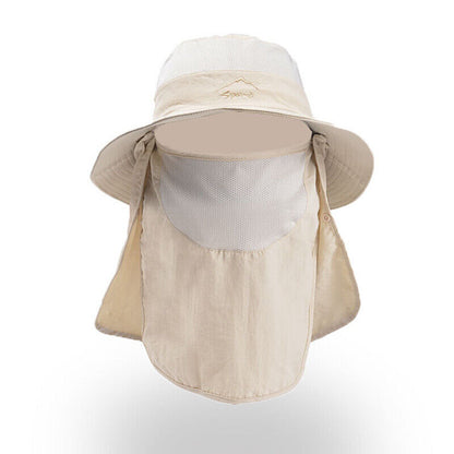 Unisex UV Protection Face Neck Cover Sun Hat Sport Breathable Hiking Fishing Hat